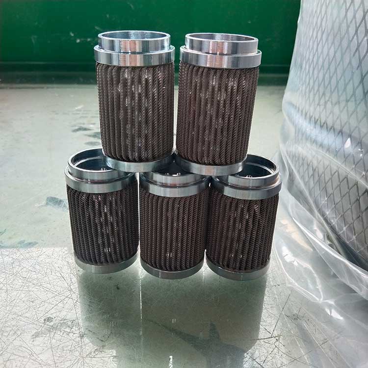 華豫生產(chǎn)供應濾芯φ35×56 不銹鋼網(wǎng) 機加工鍍鋅端蓋